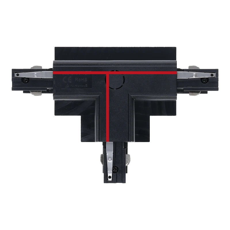 Inbouw 3-fase T-vorm connector left-1 zwart – afbeelding 6