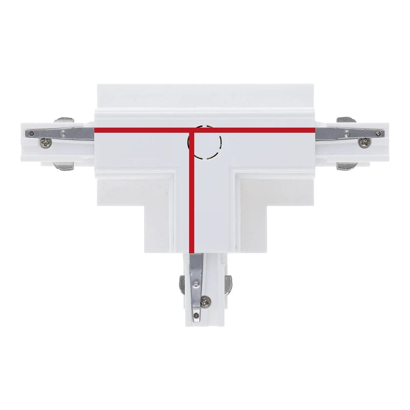 Inbouw 3-fase T-vorm connector left-1 wit – afbeelding 6