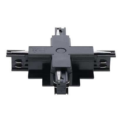 Inbouw 3-fase X-vorm connector zwart – afbeelding 4