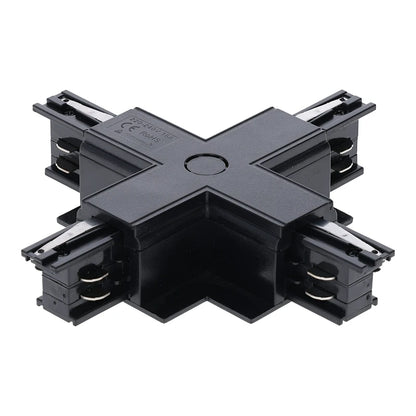 Inbouw 3-fase X-vorm connector zwart – afbeelding 5