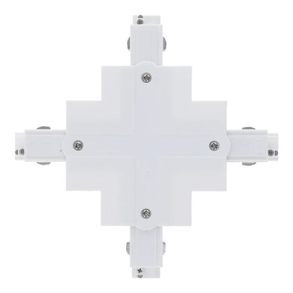 Inbouw 3-fase X-vorm connector wit – afbeelding 2