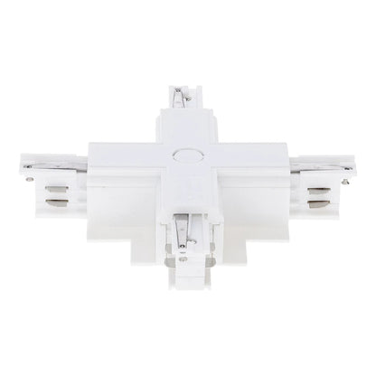 Inbouw 3-fase X-vorm connector wit – afbeelding 4