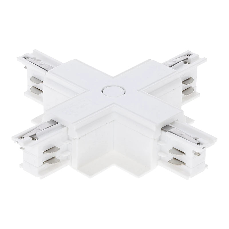 Inbouw 3-fase X-vorm connector wit – afbeelding 5