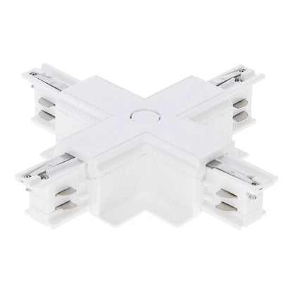 Inbouw 3-fase X-vorm connector wit – afbeelding 5
