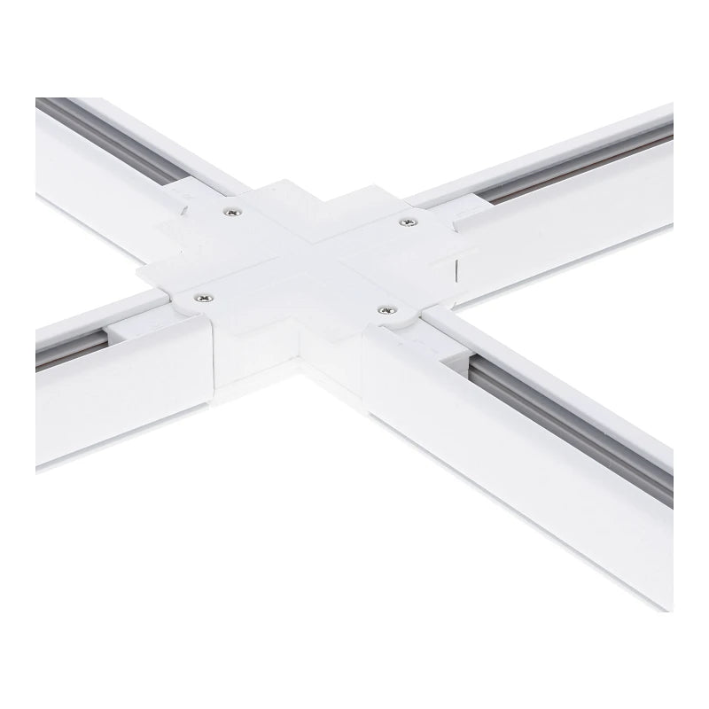 Inbouw 3-fase X-vorm connector wit – afbeelding 7