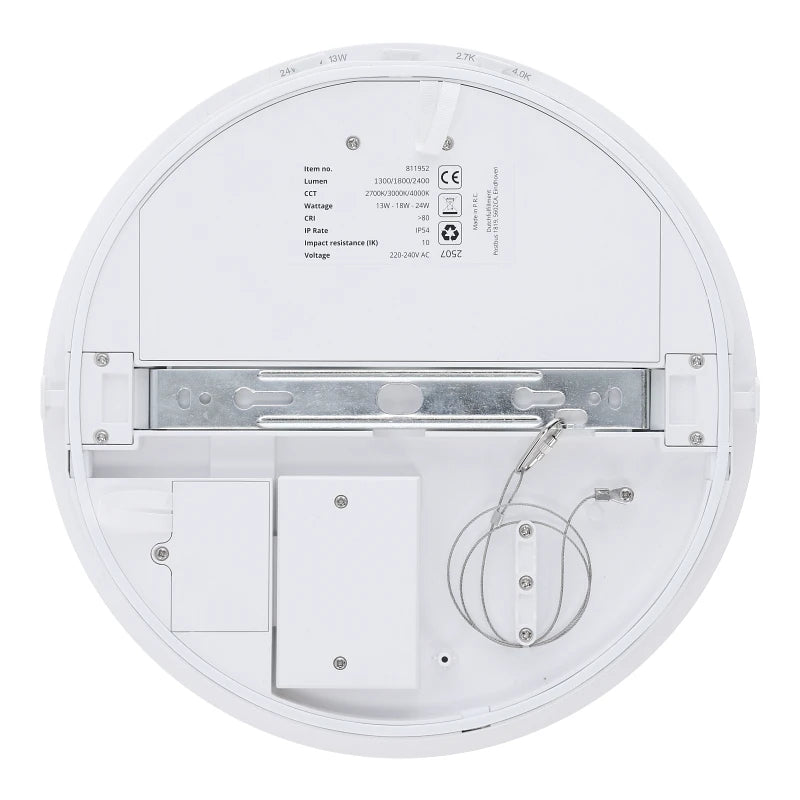 LED plafonnière Nomos IP54 24W / 18W / 13W – afbeelding 2