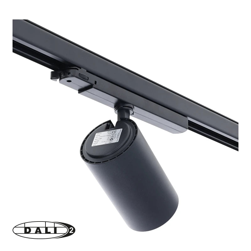 DALI 3-fase railspot Rosalin 10-30W zwart – afbeelding 3