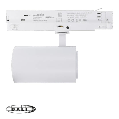 DALI 3-fase railspot Rosalin 10-30W wit – afbeelding 4