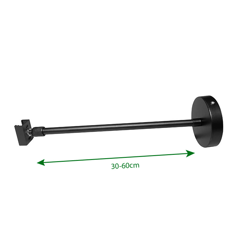 Spanningsrail ophangsysteem draadeind 30cm/60cm zwart – afbeelding 2