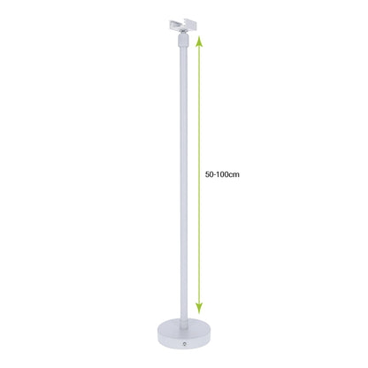 Spanningsrail ophangsysteem draadeind 50cm/100cm wit – afbeelding 7