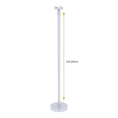 Spanningsrail ophangsysteem draadeind 100cm/200cm wit – afbeelding 7