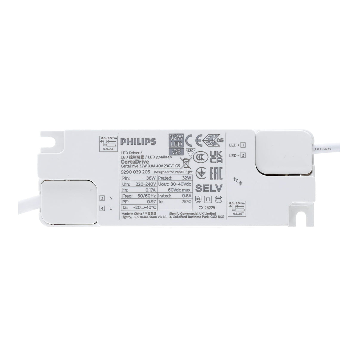 Philips Certa driver 30W vooraanzicht