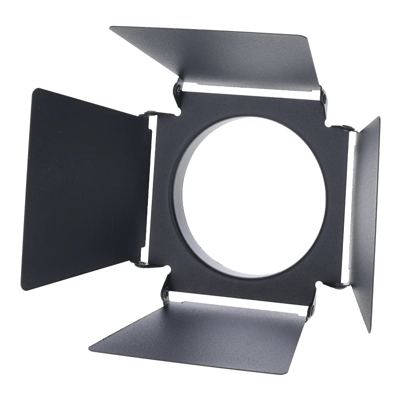 Theaterkleppen (barndoor) voor Rosalin railspot zwart – afbeelding 2