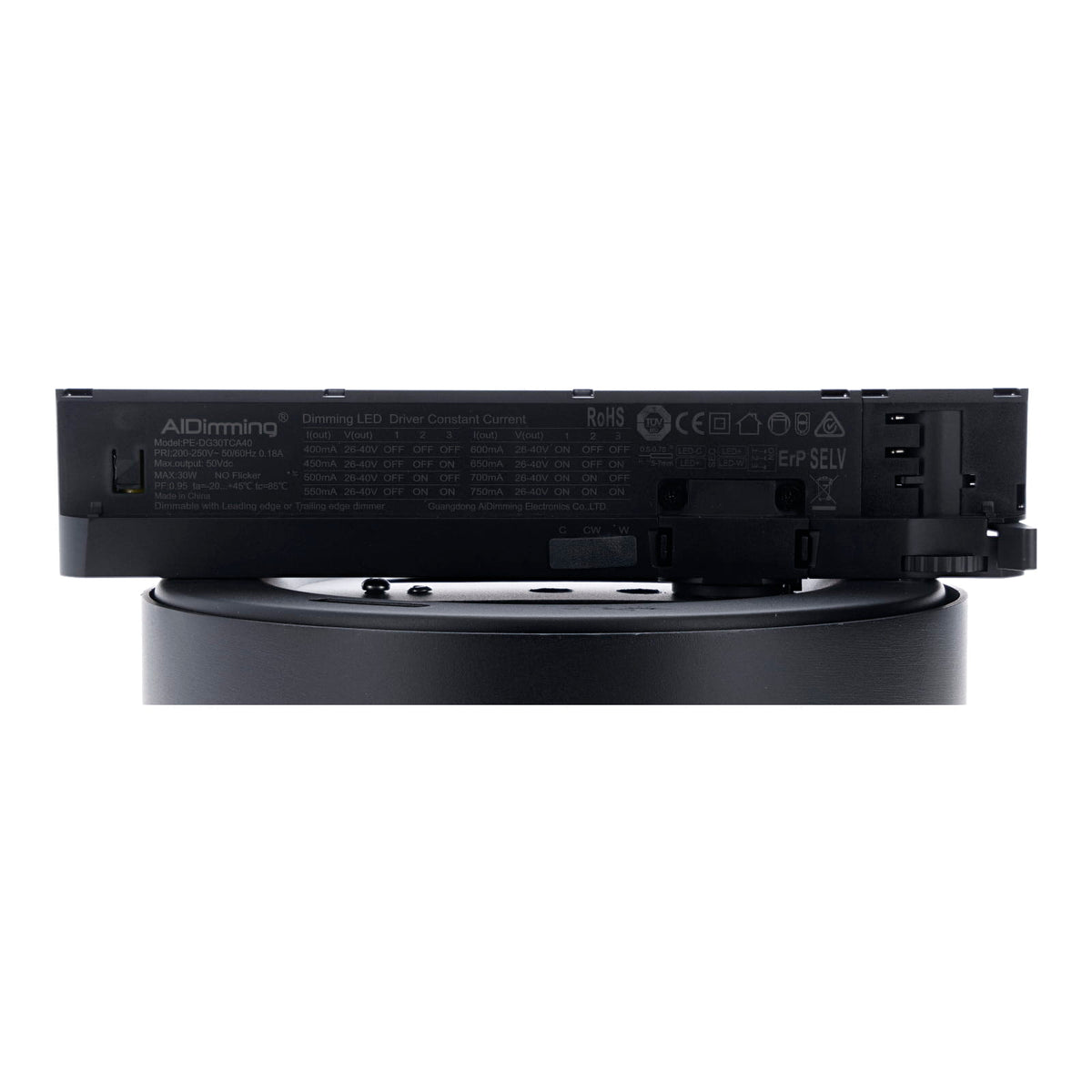 3-fase armatuur Stella 26 watt zwart – afbeelding 3