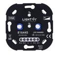 Triac LED dimmer 2x 0,5-120W vooraanzicht