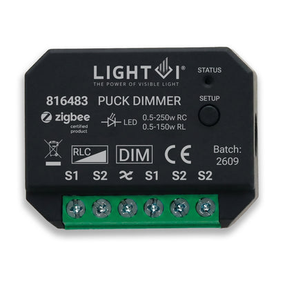 Triac LED dimmer module Zigbee met aansluitingen