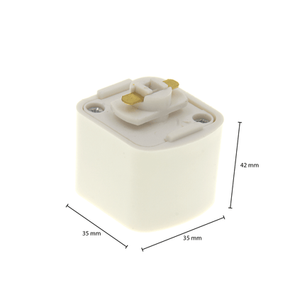 1-FASE RAIL SQUARE ADAPTER WIT - Outledtl.nl 