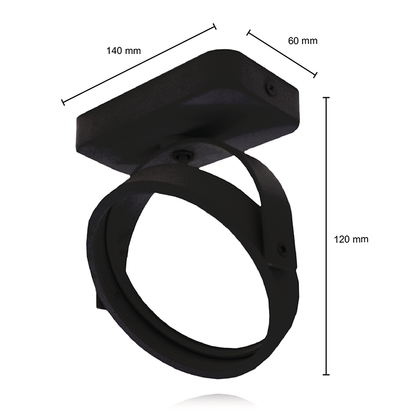 LED AR111 Opbouwarmatuur  | Zwart | Enkel | exclusief AR111 spot - Outledtl.nl 