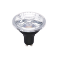 LED AR70 GU10 spot 6W zwart dimbaar