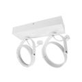 LED AR111 Opbouwarmatuur | Dubbel  | Wit | exclusief AR111 spot - Outledtl.nl 