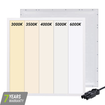 Vierkant back-lit LED paneel 60x60 cm 25W met instelbare lichtkleur