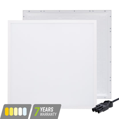 Back-lit LED paneel Cupid 60x60 cm 25W met CCT-switch en 3-SWP snoer