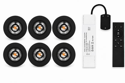 LED Dimbare Meubelspots |  kastspots | wandplankspots | Zwart