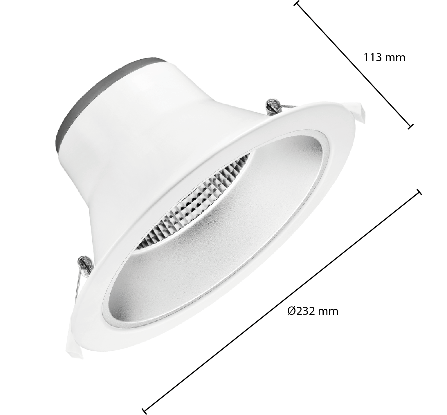 LED Downlight Reflector  -  Tri Color - 20 Watt - Zaagmaat Ø195-227MM - Outledtl.nl 