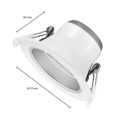 LED Downlight Reflector  -  Tri Color - 10 Watt -   Zaagmaat Ø90-108 mm - Outledtl.nl 