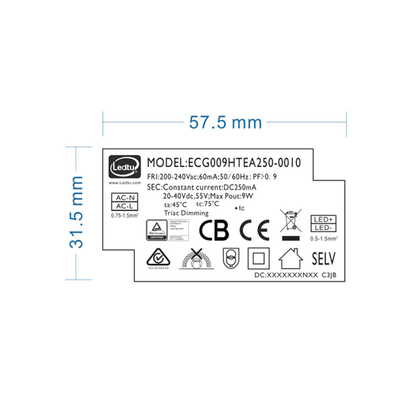 Ledtu driver | Dimbaar | 250Ma | 10Watt - Outledtl.nl 