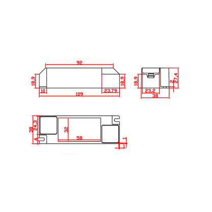 Ledtu driver | Dimbaar | 350Ma | Voor 14 en 15 Watt Downlighters - Outledtl.nl 