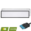 Back-lit LED paneel Europa zwart 120x30 cm 30 W – DALI, 5-SWP snoer