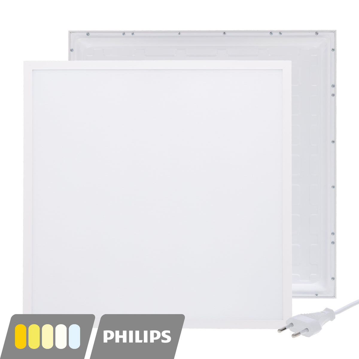 Back-lit LED paneel Europa 60x60 cm 30 W