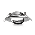 GU10 Armatuur Alford | 90mm | zilver | Zaagmaat 60 t/m 80 MM | Kantelbaar - Outledtl.nl 