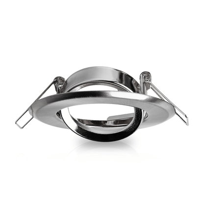 GU10 Armatuur Alford | 90mm | zilver | Zaagmaat 60 t/m 80 MM | Kantelbaar - Outledtl.nl 