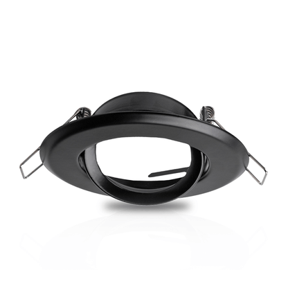 GU10 inbouw armatuur Alford | 90mm breed | zwart | Zaagmaat 60mm t/m 80 mm - Outledtl.nl 