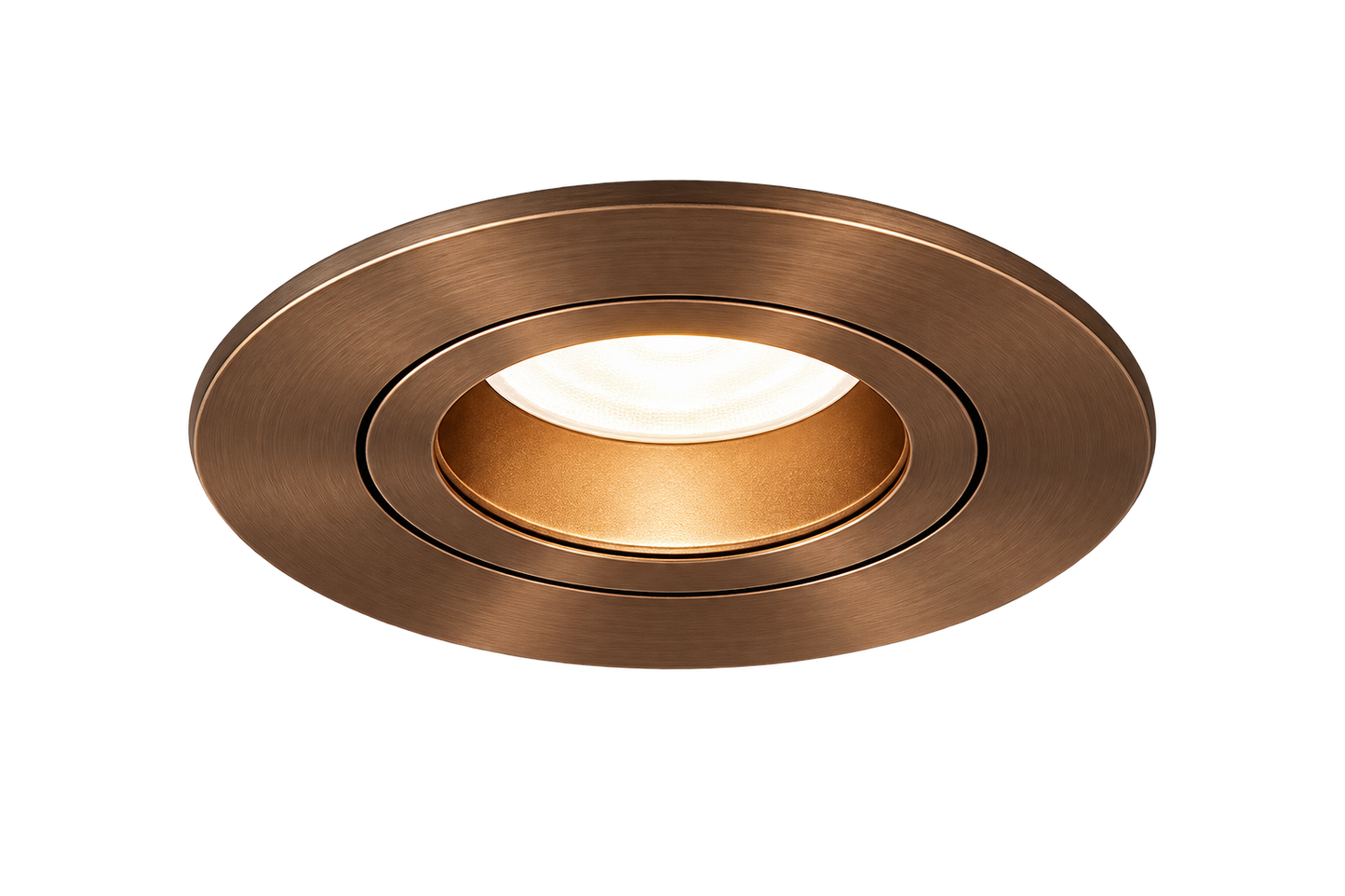 360 graden kantelbare Led inbouwspot | Brons | IP65 – waterdicht