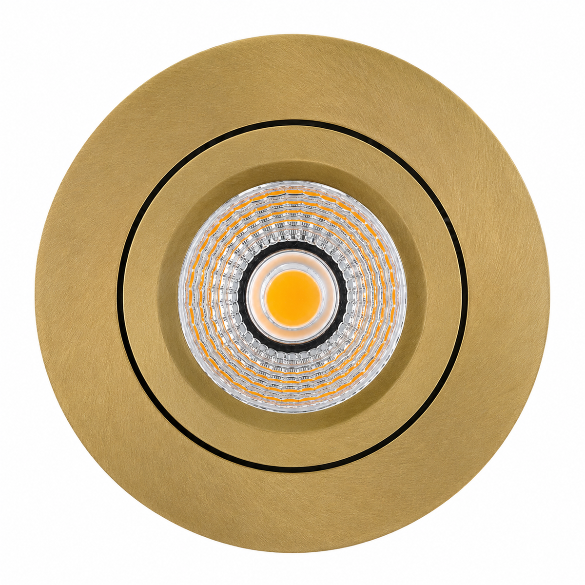 LED Inbouwspot Pollux | 5 watt | Dimbaar | CCT switch | Goud | IP65 | Kantelbaar