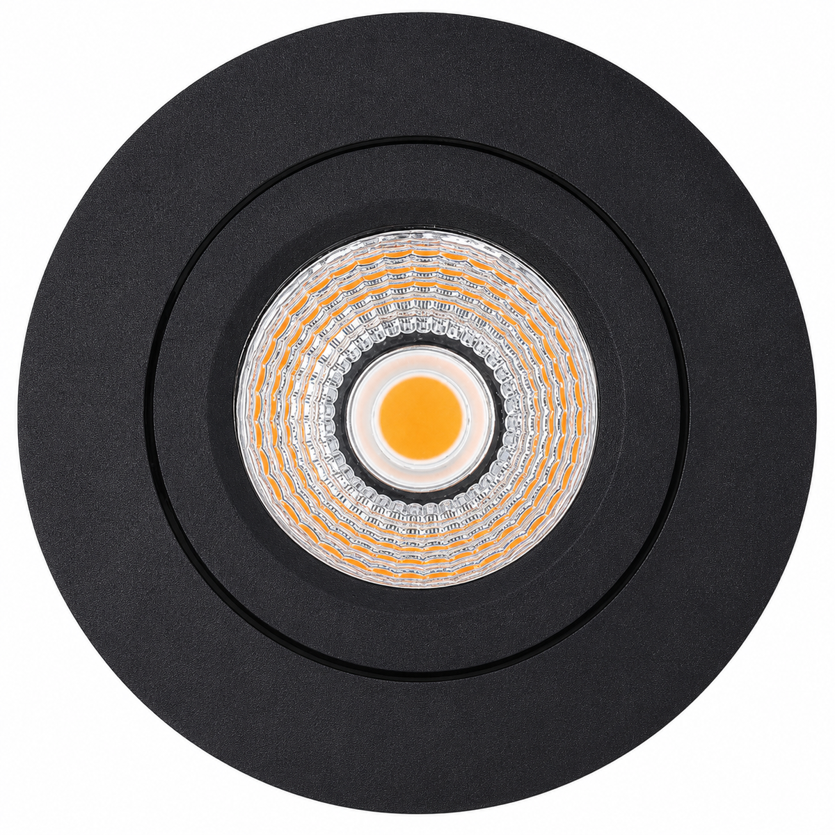 LED Inbouwspot Pollux | 5 watt | Dim2Warm | Zwart | IP65 | Kantelbaar | Zaagmaat 55 mm