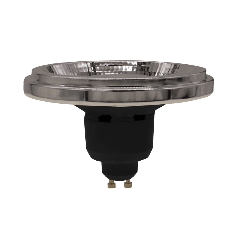 GU10 AR111 spots | Dimbaar | 12w | 24° | CRI>80 - Zwart - Outledtl.nl 