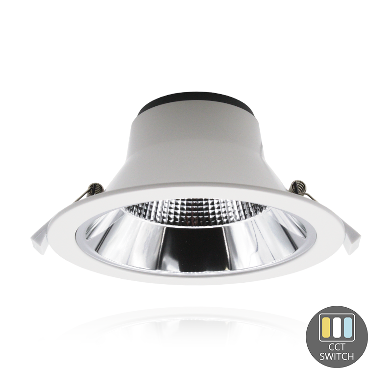 LED Downlight Reflector  -  Tri Color - 15 Watt - Zaagmaat Ø145 MM - 165 MM - Outledtl.nl 