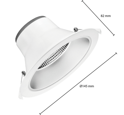 LED Downlight Reflector  -  Tri Color - 15 Watt - Zaagmaat Ø120-140MM - Outledtl.nl 