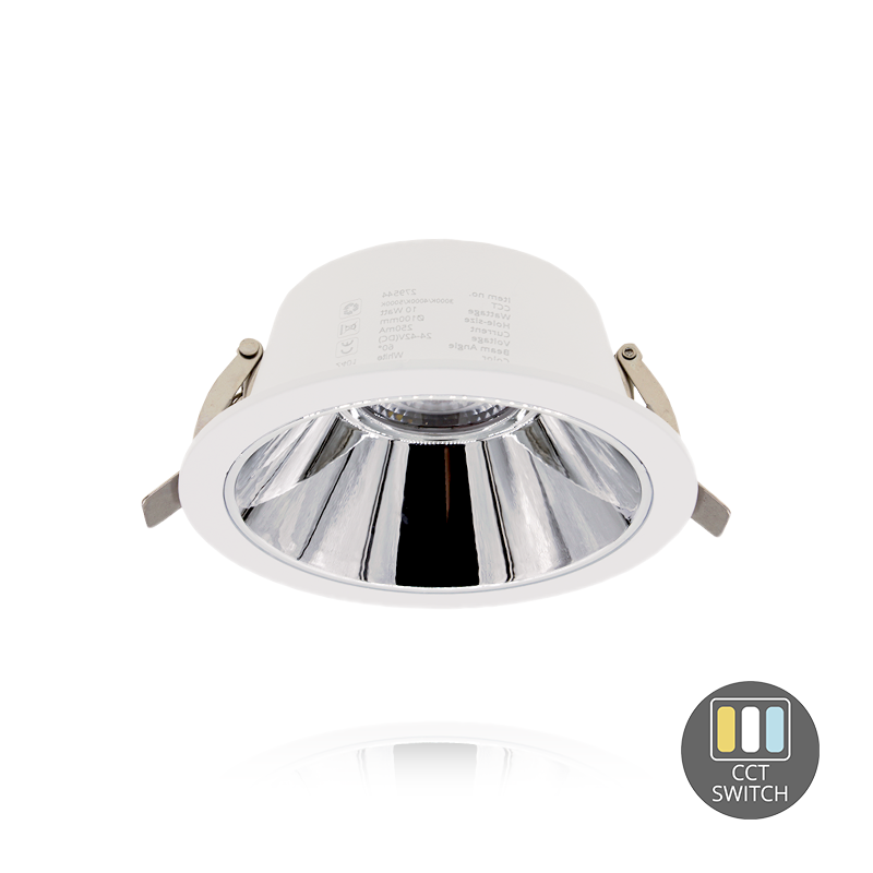 LED Downlight Kerber - TriColor - 10 Watt - Zaagmaat 100 -110MM - Wit - Outledtl.nl 