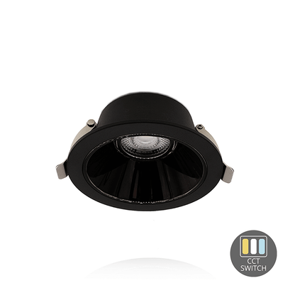 LED Downlight Kerber - TriColor - 7 Watt - Zaagmaat 75 - 90MM - Zwart - Outledtl.nl 