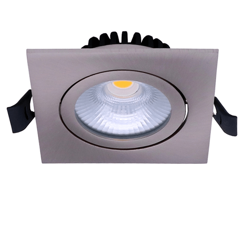 Led Inbouwspot Zilver Laom  - Vierkant - 6 watt - Dimbaar - Hoge kwaliteit - Outledtl.nl 