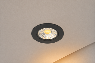 LED Inbouwspot Hugo | Dimbaar | IP65 | 6W | CCT Switch | Zaagmaat: Ø50-70 mm | Zwart
