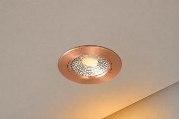 LED Inbouwspot Hugo | Dimbaar | IP65 | 6W | CCT Switch | Zaagmaat: Ø50-70 mm | Rosé goud