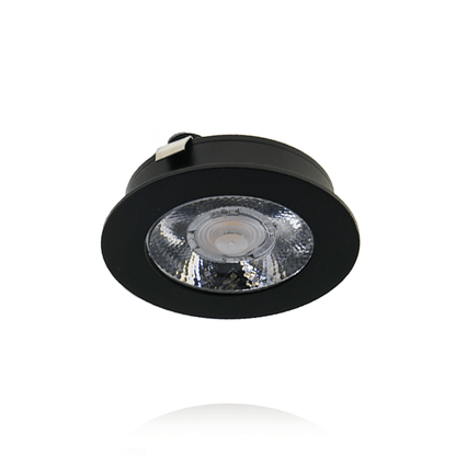 Led meubelspot Edo | dimbaar | IP44 | 14 mm hoog | Exclusief trafo | Zwart - Outledtl.nl 