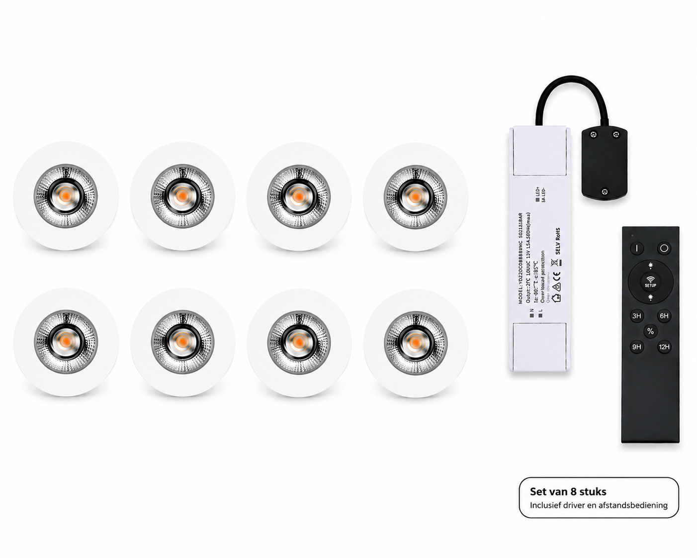 LED Dimbare Meubelspots |  kastspots | wandplankspots | Wit