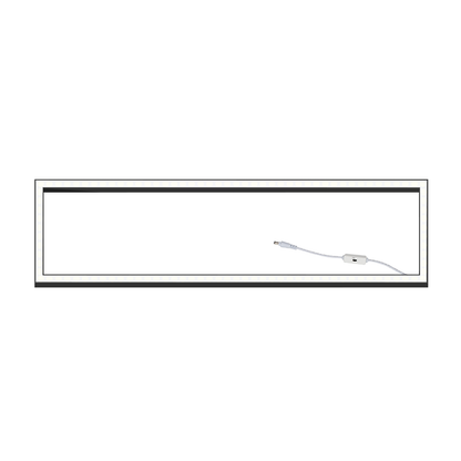 Led Frame Paneel 120X30CM - 40W - CCT-Switch - Zwart - Outledtl.nl 